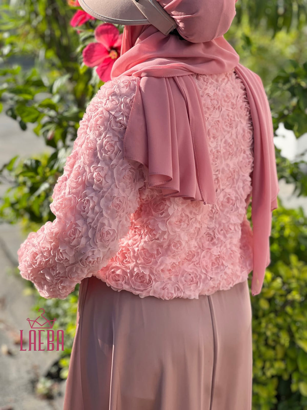 3D Floral Pink Set