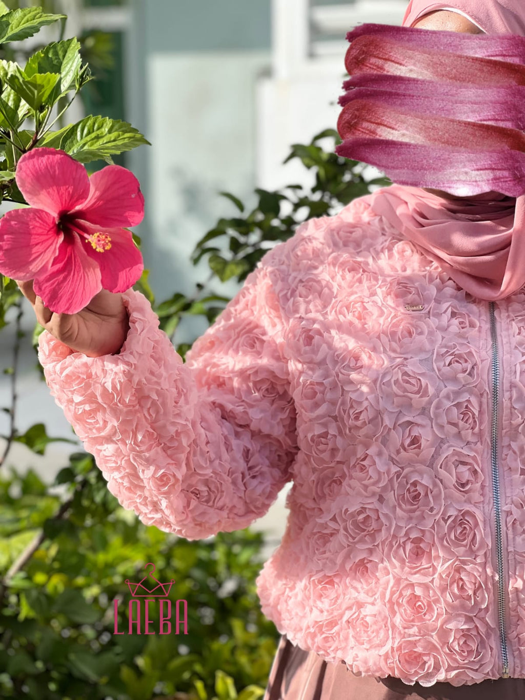 3D Floral Pink Set