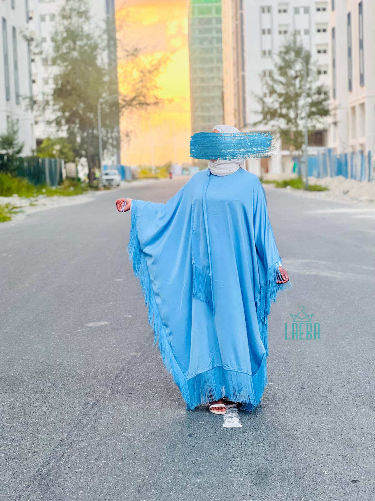 Tassel Edge Abaya