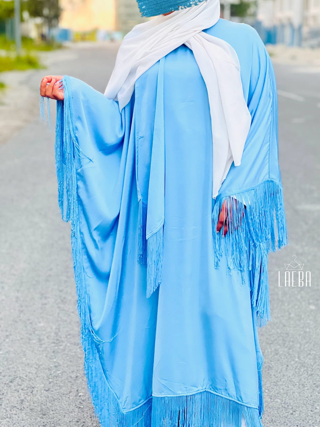 Tassel Edge Abaya