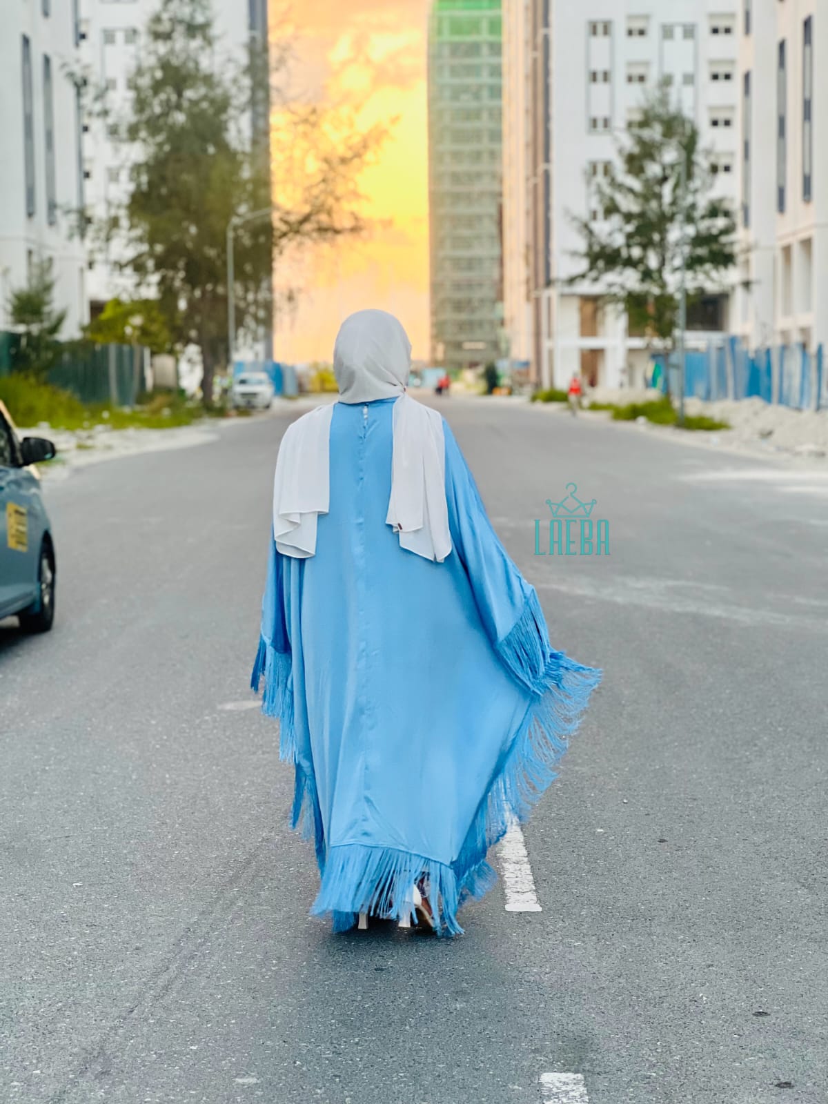 Tassel Edge Abaya