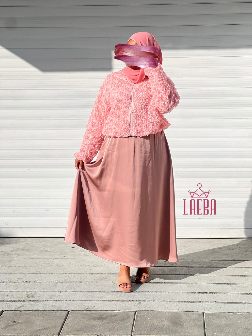 3D Floral Pink Set