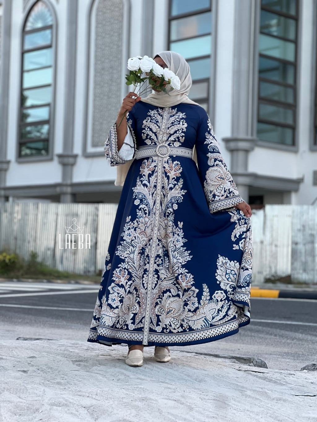Arabic  A-Line Kafthan Dress