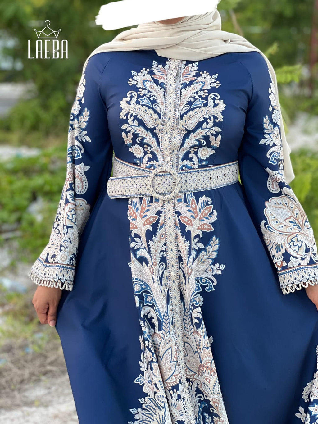 Arabic  A-Line Kafthan Dress
