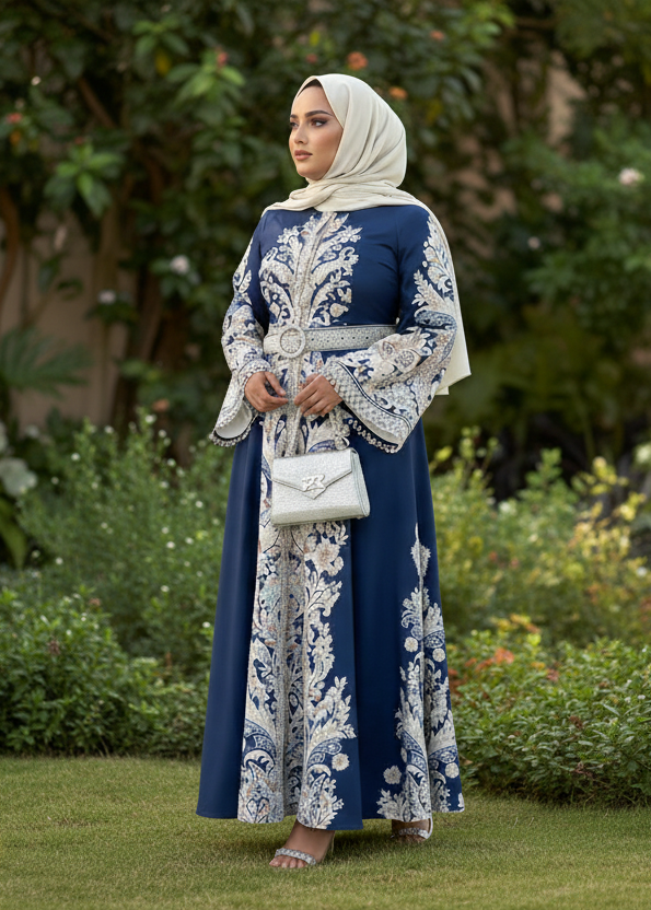 Arabic  A-Line Kafthan Dress